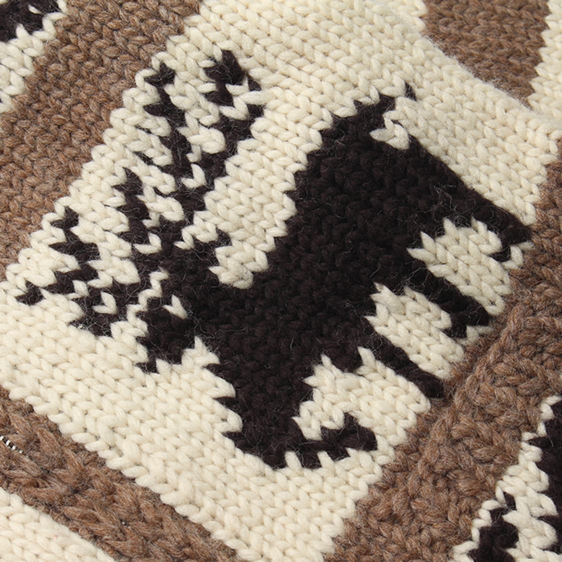  KANATA "Brown Knit Zip-up" 상품이미지5