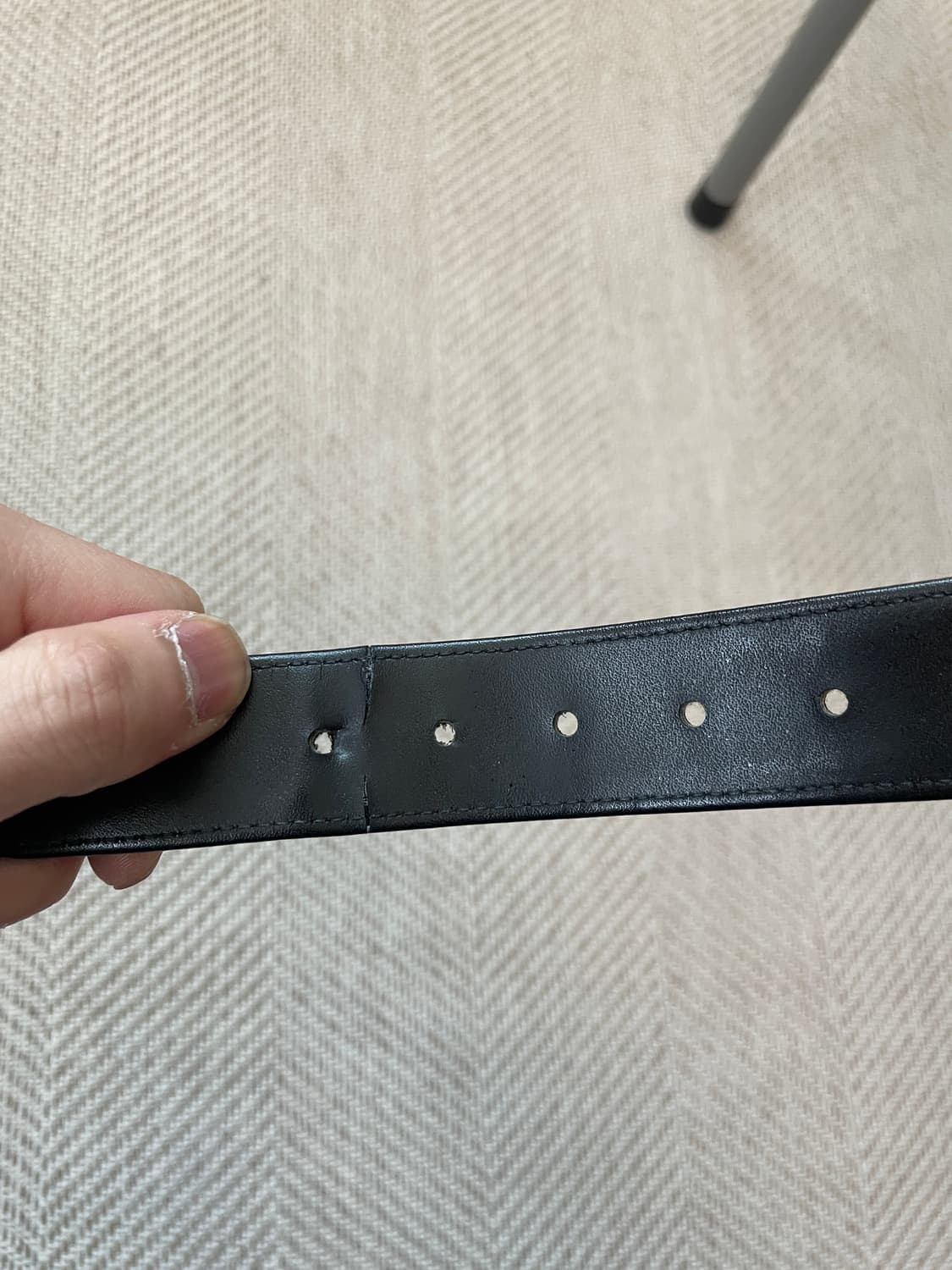 Balmain 발망 실버버클 레더 벨트  J04081 상품이미지6