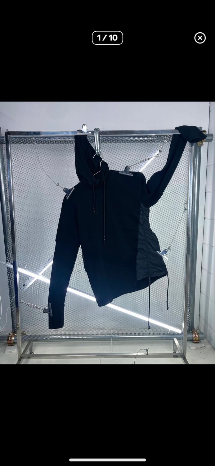 혜인서 트위스티드 후드 블랙2사이즈 상품이미지6