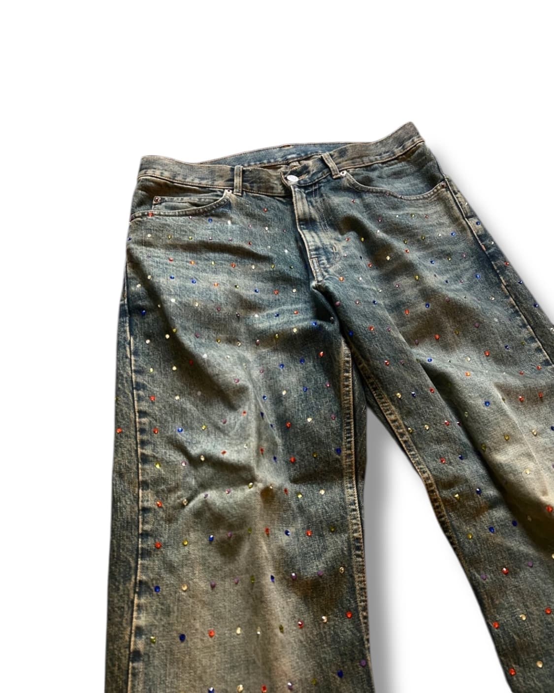 마틴로즈 ss21 라인스톤 데님 상품이미지2