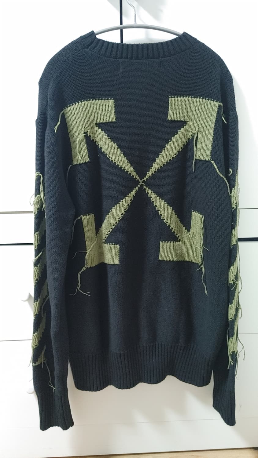 오프화이트 니트 L 상품이미지2