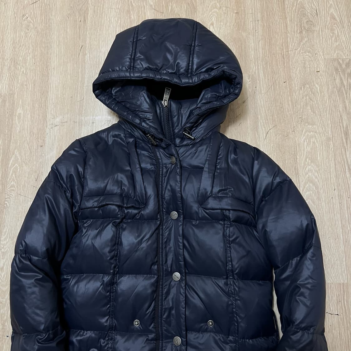 DKNY 도나카란 여성 프리미엄 후드 롱패딩 XS/85  상품이미지2