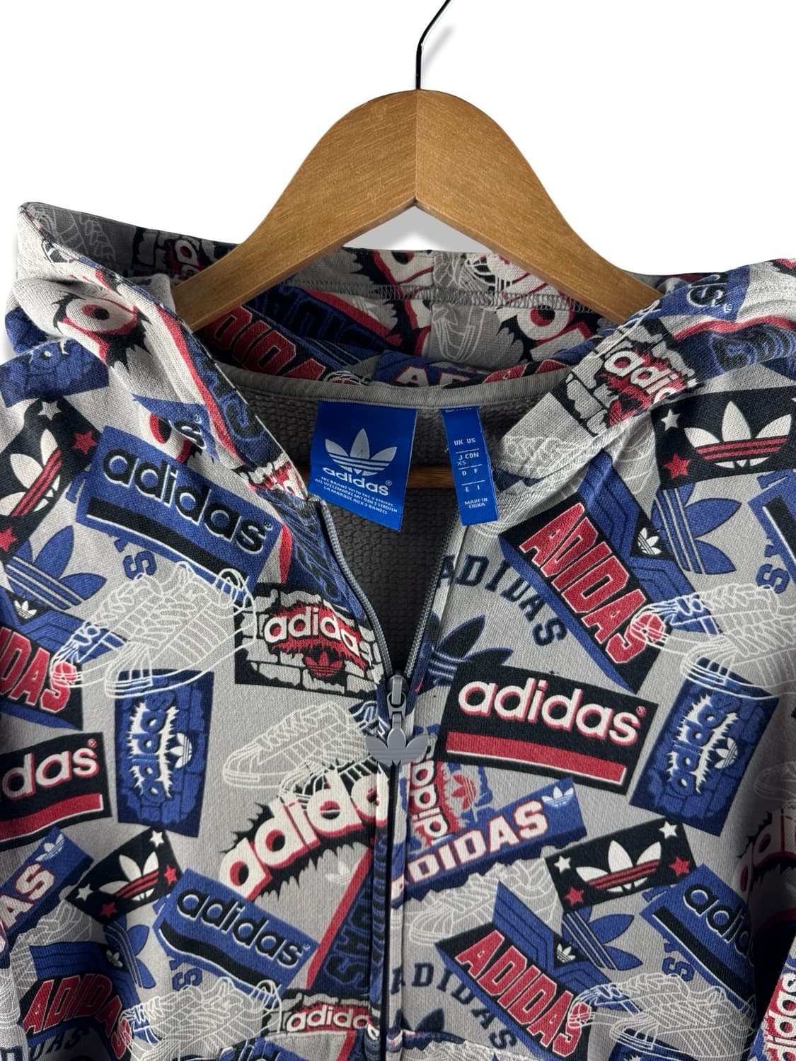 아디다스 25주년 멀티 풀그래픽 후드집업1876 상품이미지3