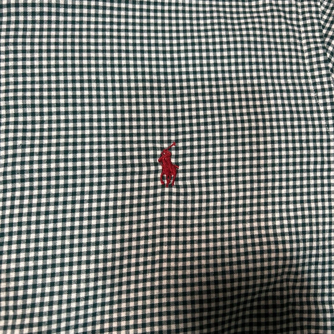 [L] 폴로 랄프로렌 자수 로고 체크셔츠 상품이미지2