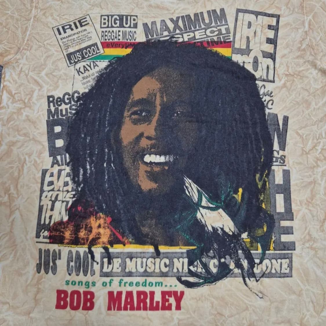 [XL]90s US made anvil BOB MARLEY -A136 상품이미지2