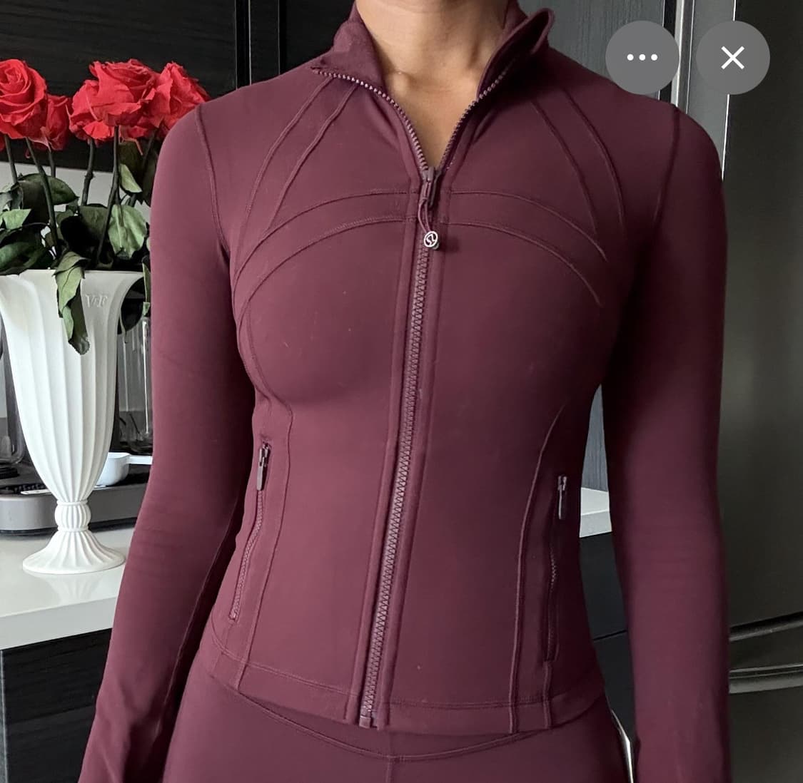 룰루레몬 디파인자켓 버건디 8사이즈 상품이미지1