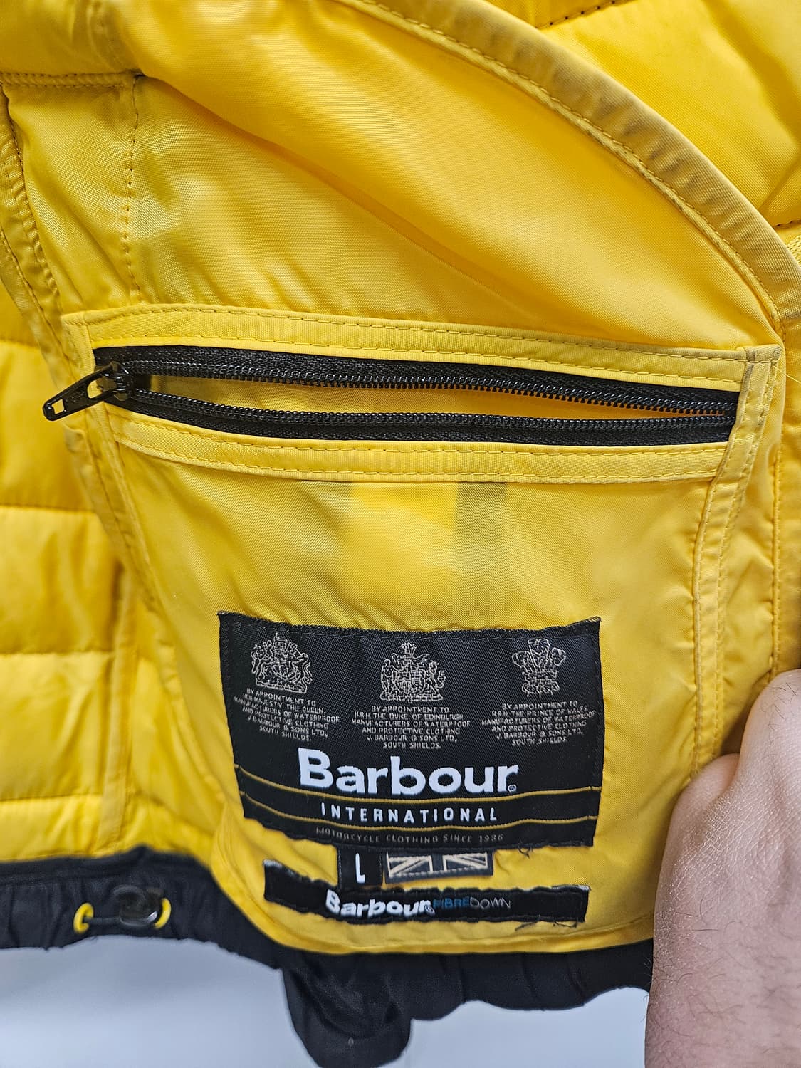 바버 인터네셔널 숏 경량패딩 상품이미지7