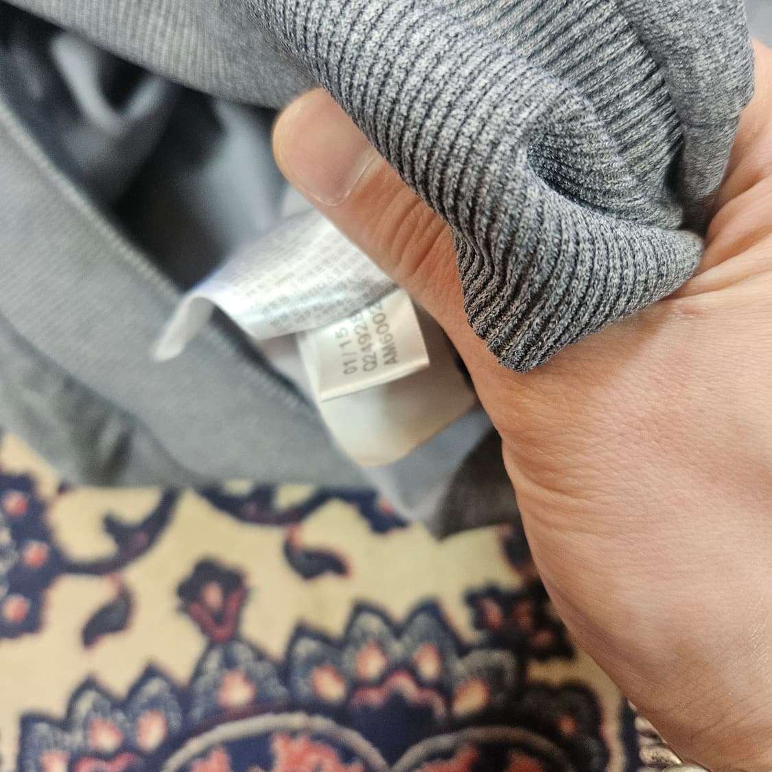 아디다스(Adidas) 그레이 살구배색 저지 상품이미지8