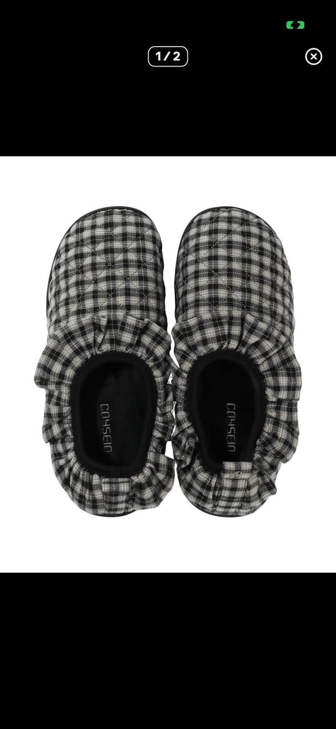 [0] 코이세이오 스부 체크 패딩 슈즈 240 신발만 상품이미지1