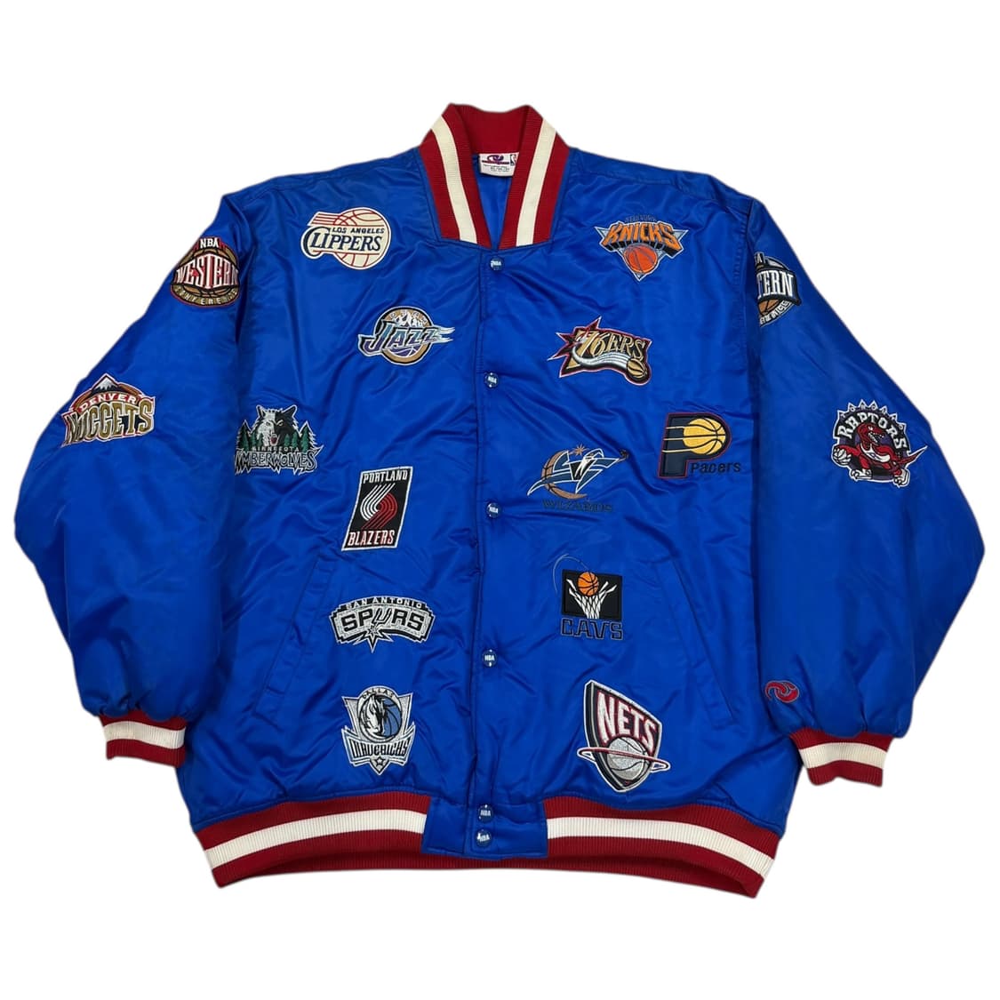 유니크 제너레이션 NBA 로고 패치 스타디움 바시티 점퍼 자켓 3XL 상품이미지1