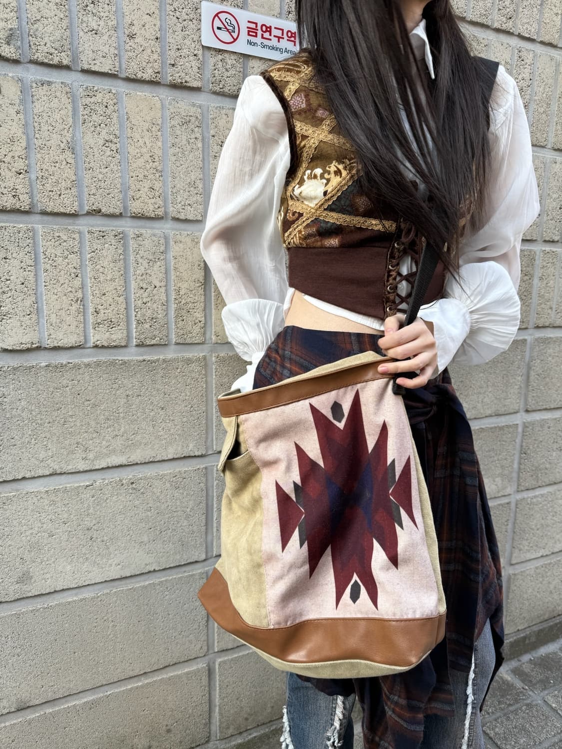 보헤미안 히피 무드 치마요 크로스백 상품이미지7