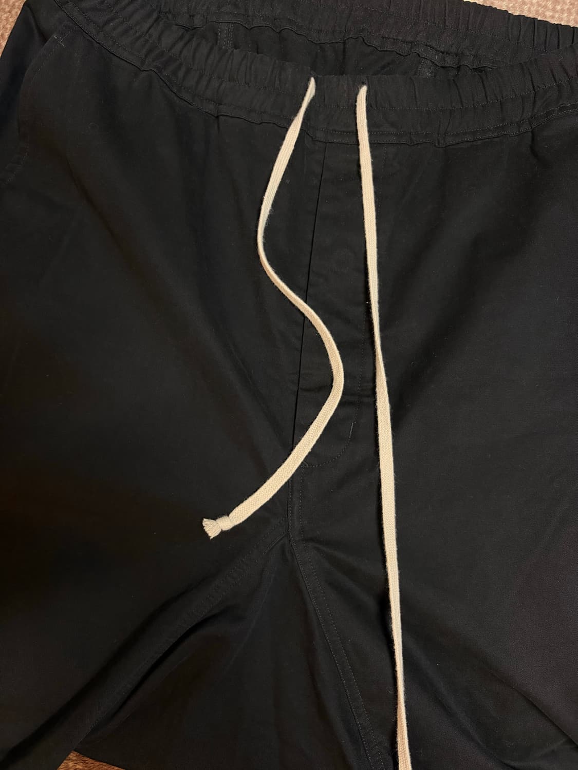 Rick Owens DARKSHDW 면바지 블랙 (DU16F8374) 상품이미지3