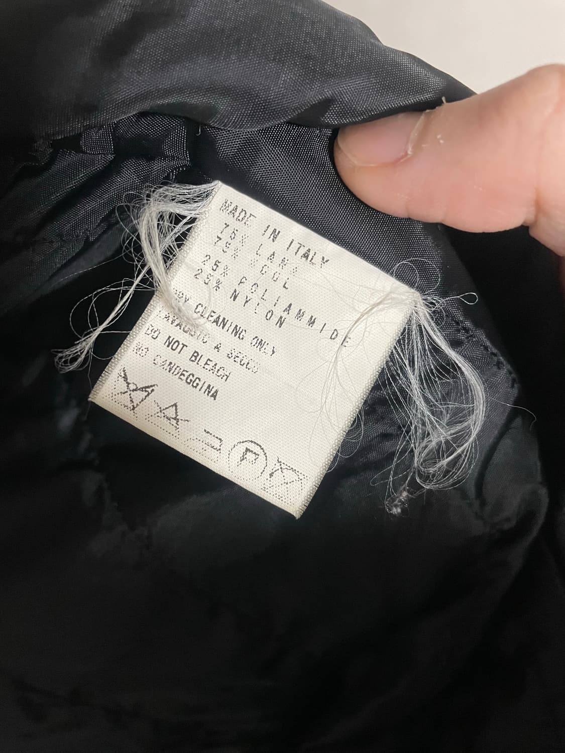 딕 비켐버그 하이넥 울 자켓 상품이미지5