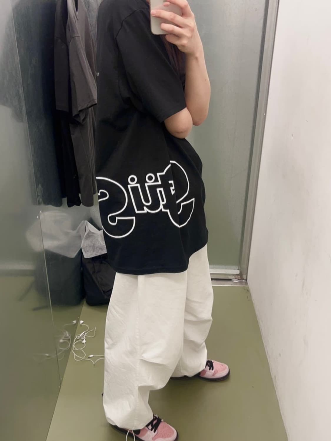 스투시 인터내셔널 트라이브 티셔츠 블랙 라지 상품이미지2
