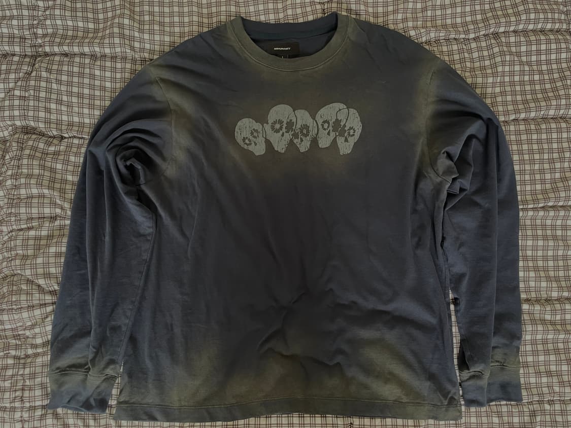999HUMANITY HC SKULL LONGSLEEVE DRAKNAVY 상품이미지1