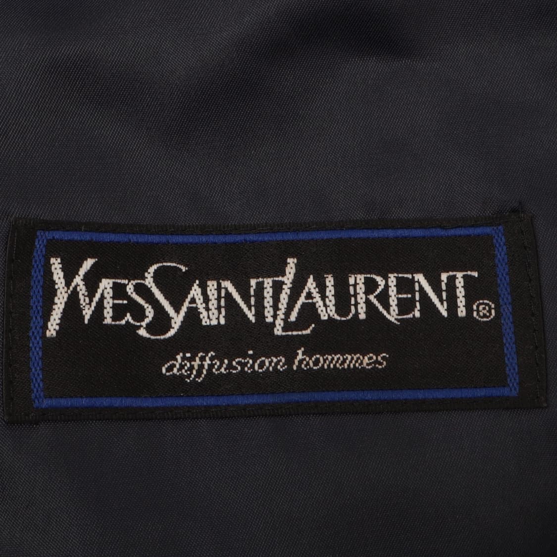 입생로랑 벨벳 체크 실버 2B 자켓 상품이미지8