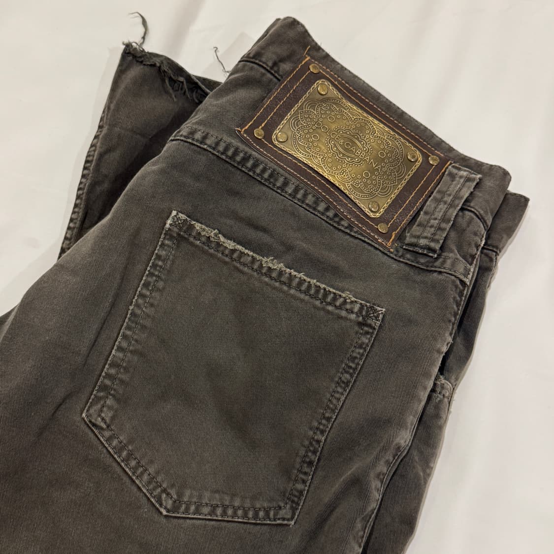 돌체앤가바나 빈티지 코튼 팬츠 46 상품이미지5