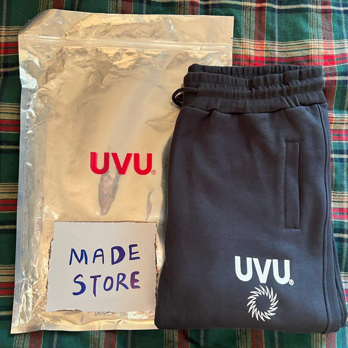 UVU 파리 후드 집업 팬츠 셋업 잉크블루 상품이미지4