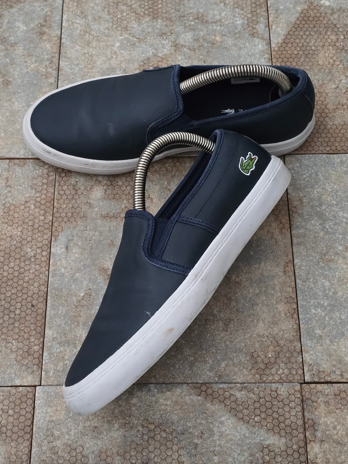 (230)라코스테 가존 네이비 슬립온 상품이미지3