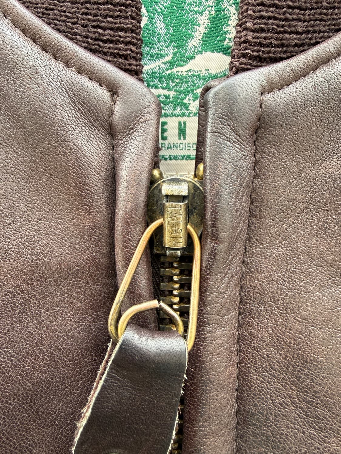 80s 골든베어 소가죽 ma-1 자켓 42(2XL) 상품이미지9