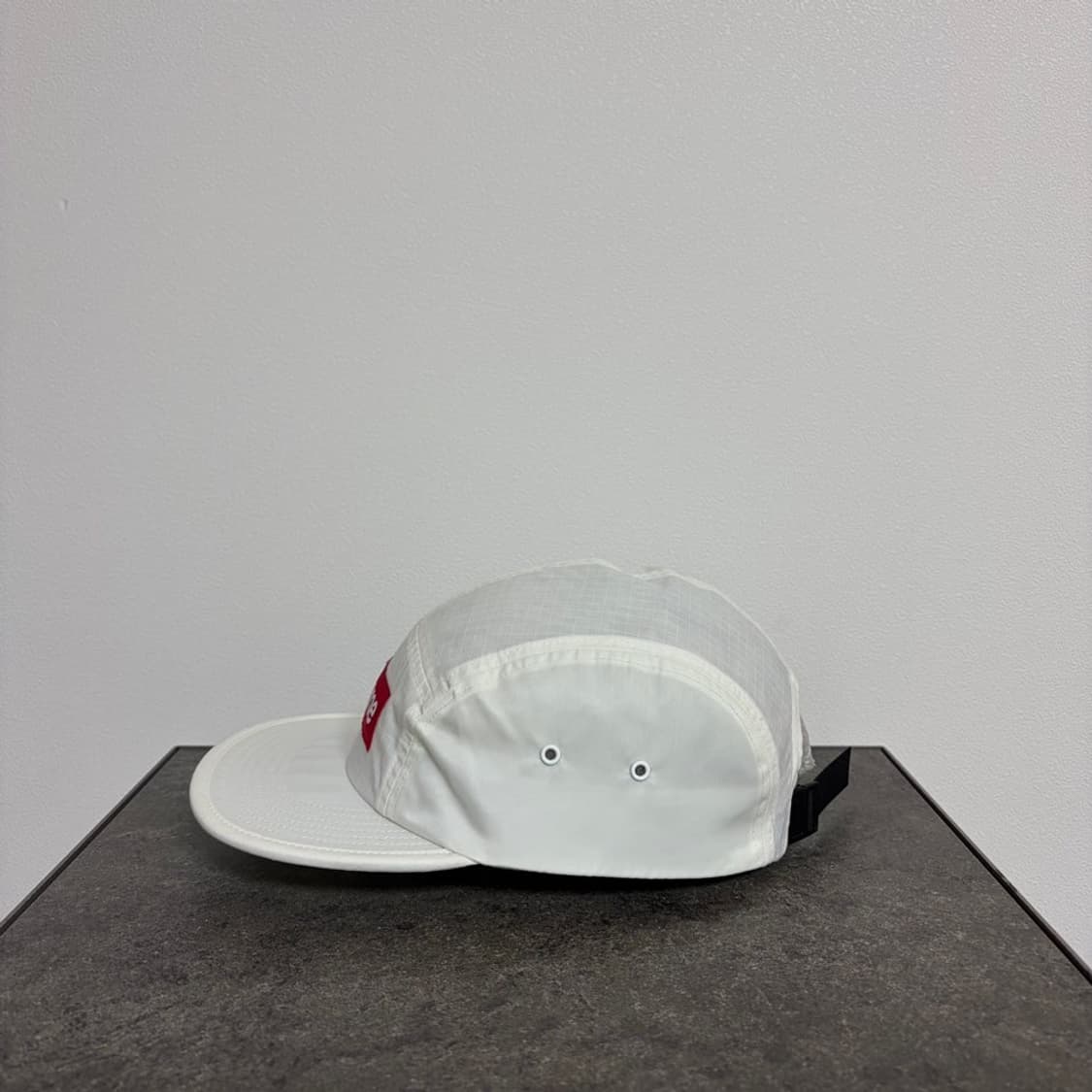 (OS) 슈프림 박스로고 캠프캡 모자 왁스드 립스탑 화이트 상품이미지2