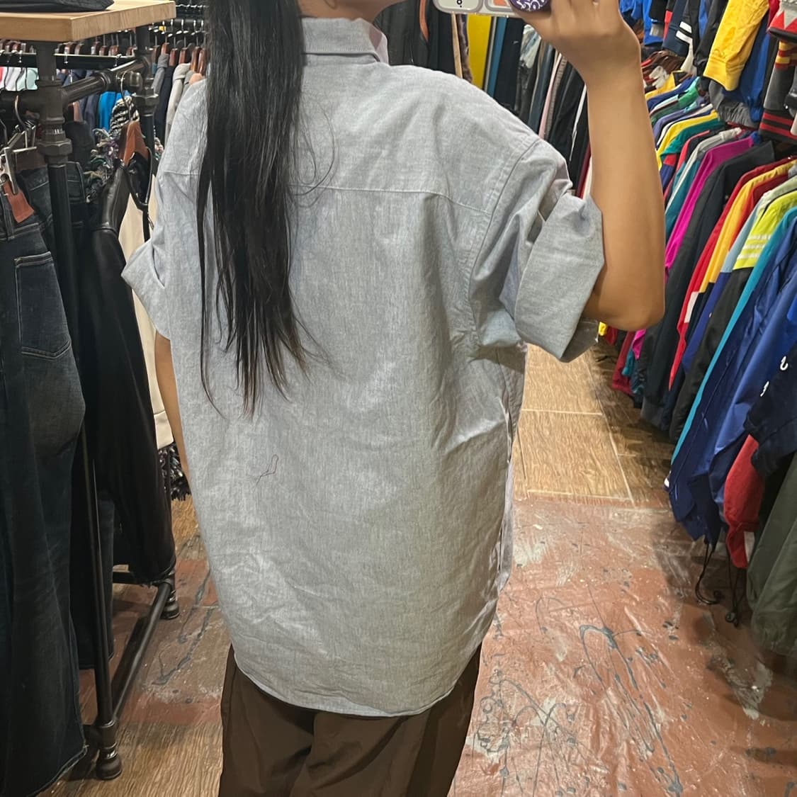 [HI]칼하트 반팔셔츠 연그레이 상품이미지5
