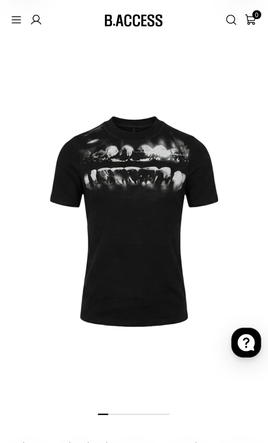 비엑세스 Opium Graphic Slim Fit T-Shirt 상품이미지1