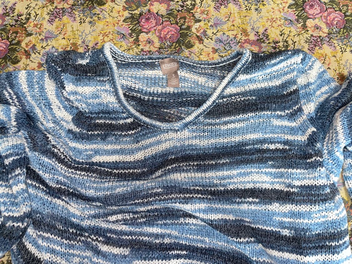 Chico’s Vintage stripe knit 상품이미지2