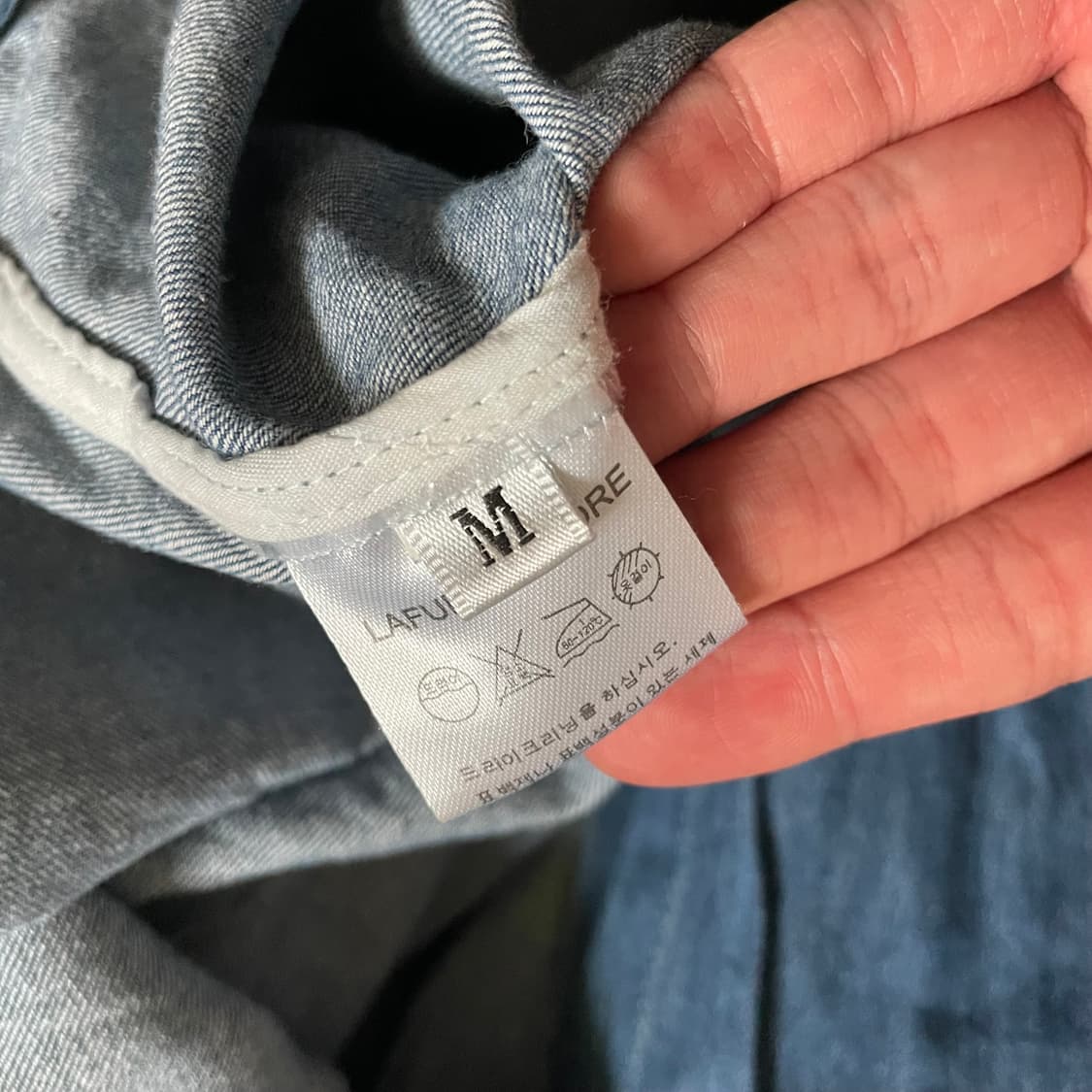 Lafudgestore denim shirt 상품이미지4