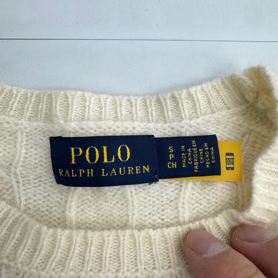 폴로 케이블 니트  상품이미지4