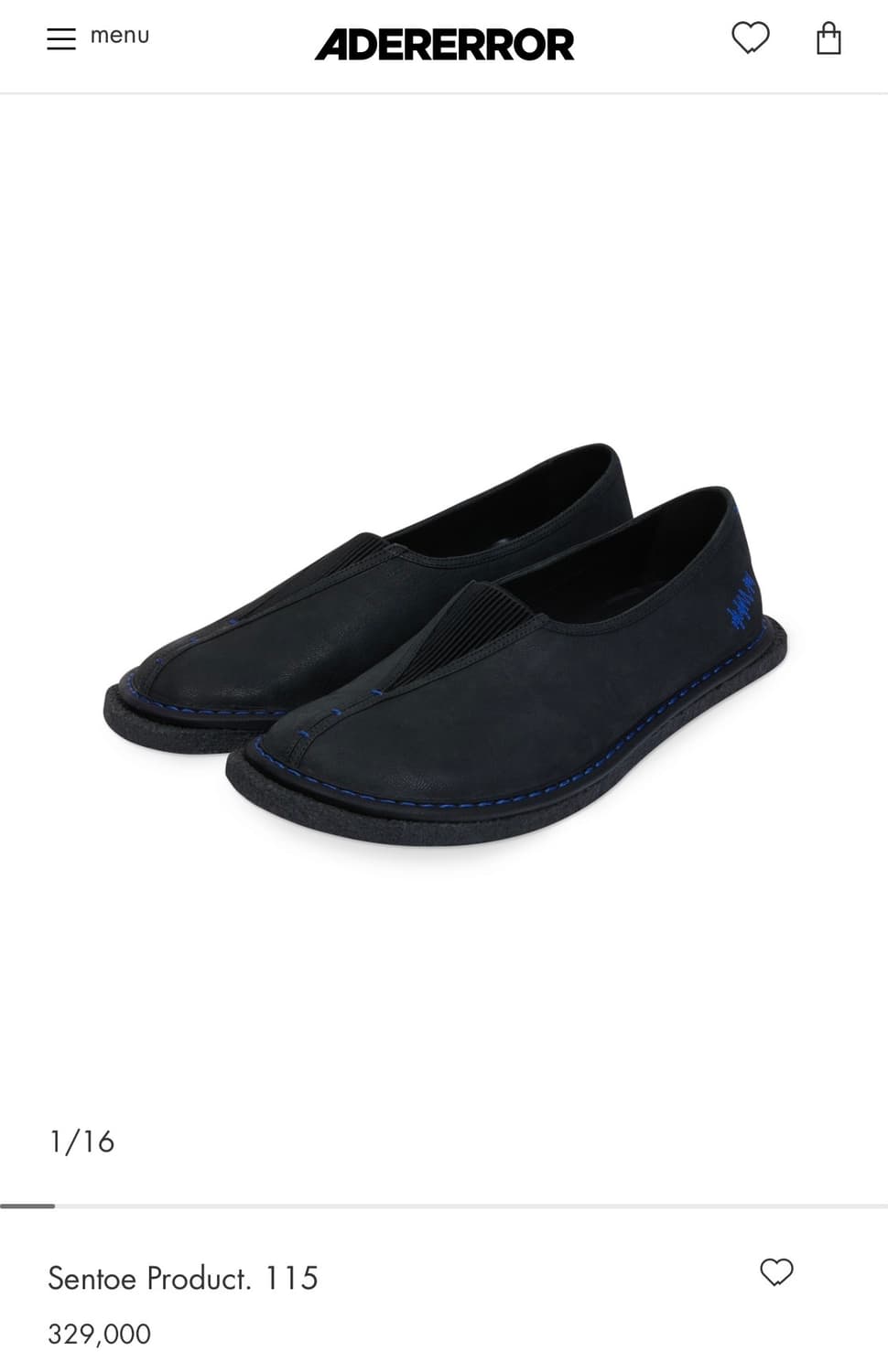 (250) 아더에러 sentoe product 115 슬립온 상품이미지8