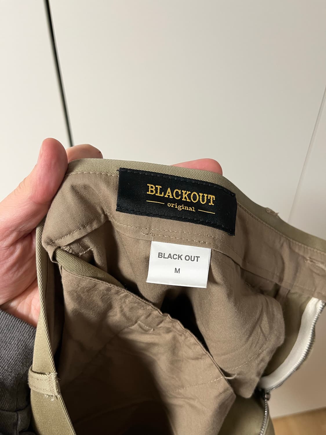 블랙아웃 코튼 트윌 치노 팬츠 상품이미지6