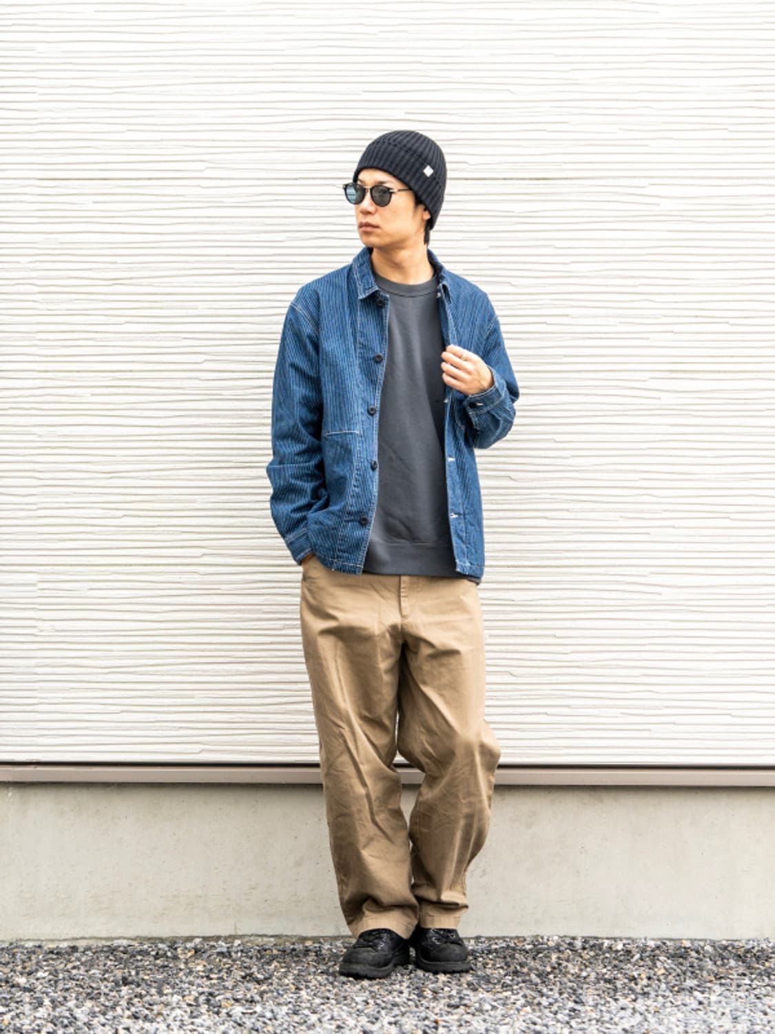 유니클로 워크웨어 히코리 자켓 L (103) 상품이미지10