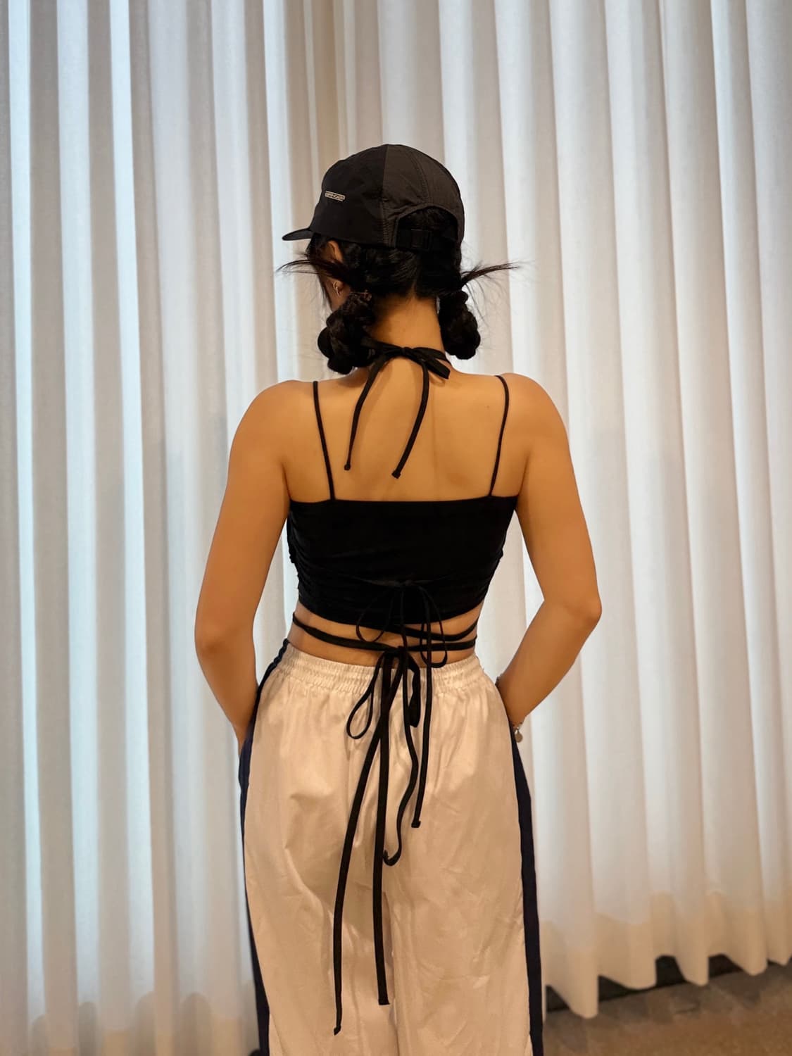 아디다스 스트랩 크롭탑  상품이미지4