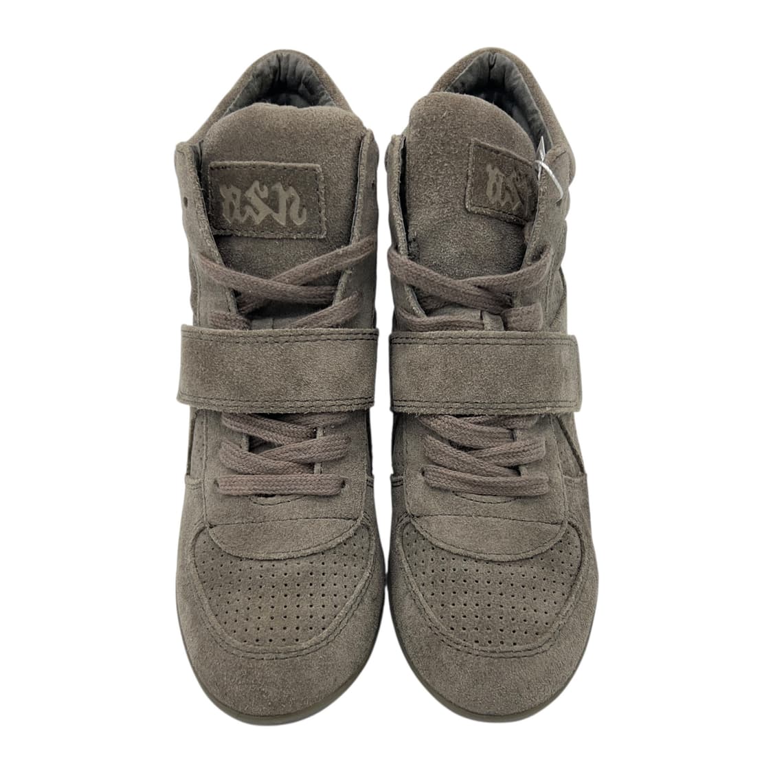 230 W 애쉬 보위 웨지힐 스니커즈 스웨이드 그레이 (EU36) 상품이미지4