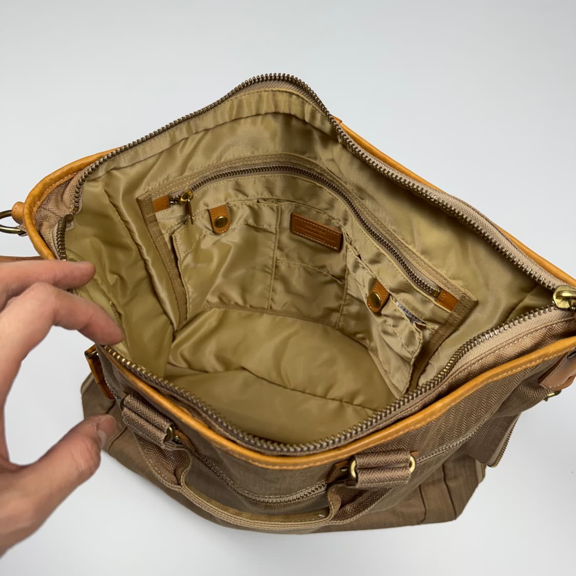 요시다포터 시티 헤링본 투웨이 숄더백 상품이미지6