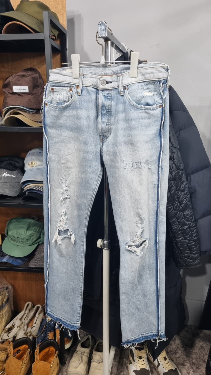 리바이스 프리미엄  501 연청바지 리버스데님 30~31 상품이미지1