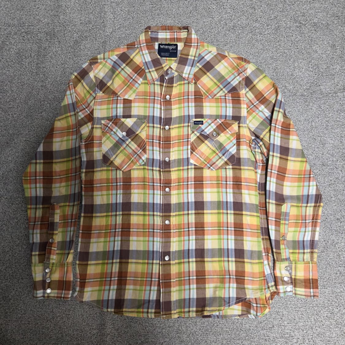 Wrangler 웨스턴 셔츠 M-슬림L(95-100) 상품이미지1