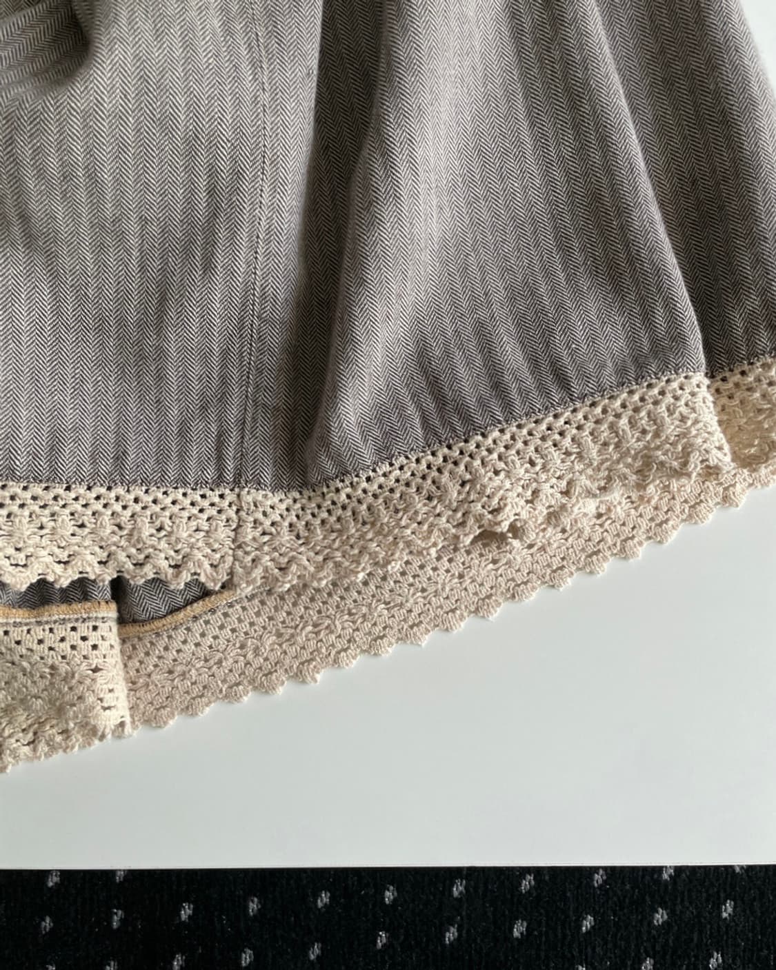 herringbone long skirt 상품이미지9