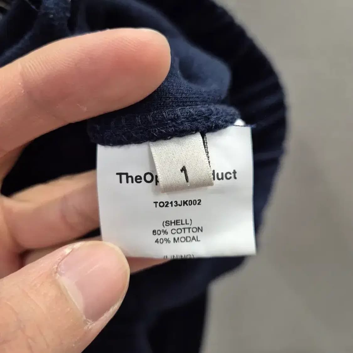 Theopenproduct 벨벳 트랙 자켓 네이비 1 상품이미지6