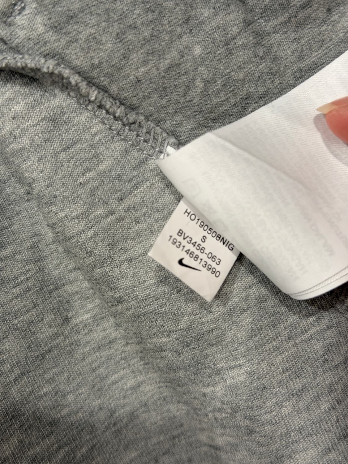 나이키 테크 풀오버 후드집업 S(w) 멜란지그레이 상품이미지7