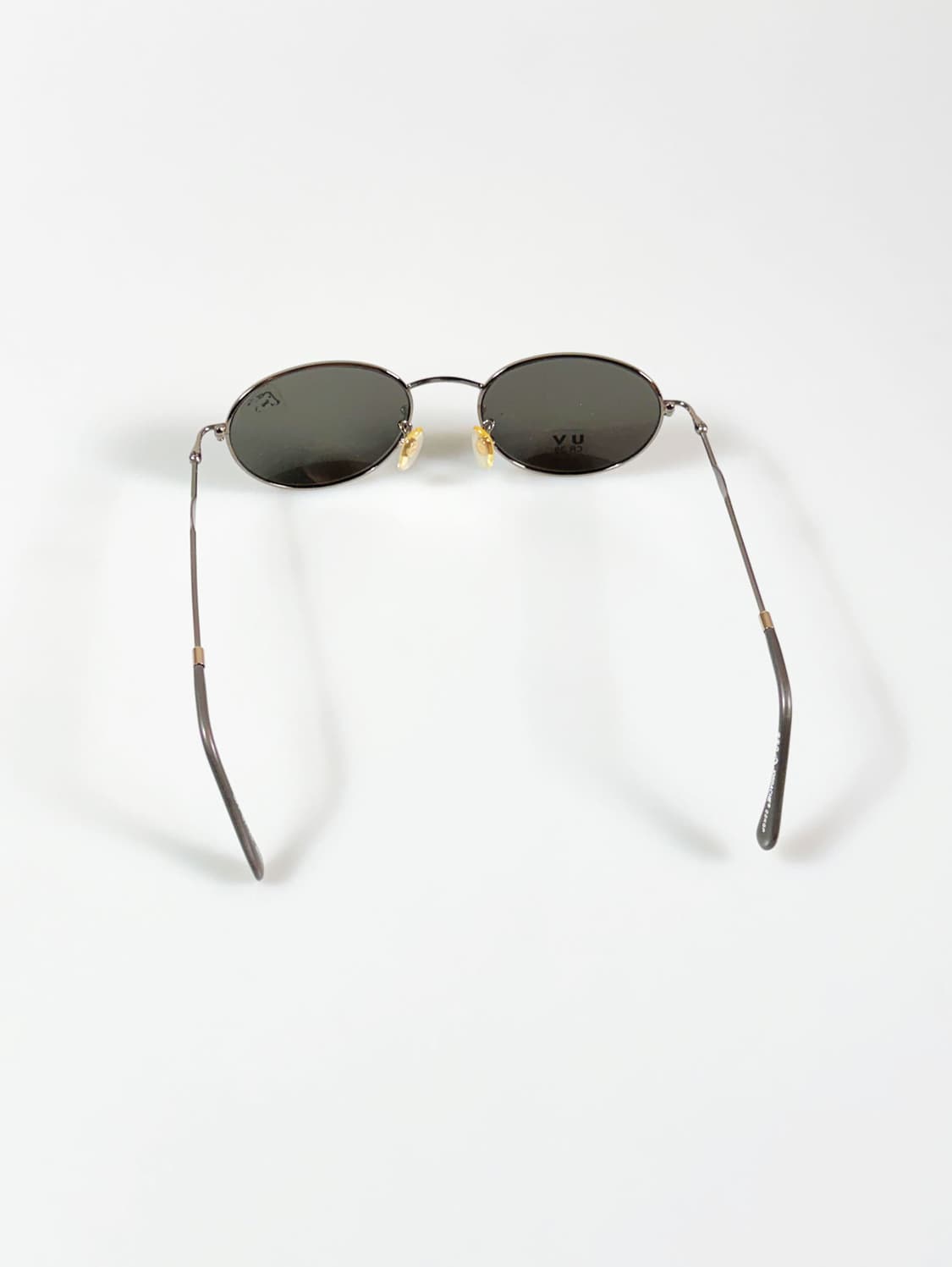 JORDACHE 슬림 오벌 실버 메탈 빈티지 선글라스 상품이미지6