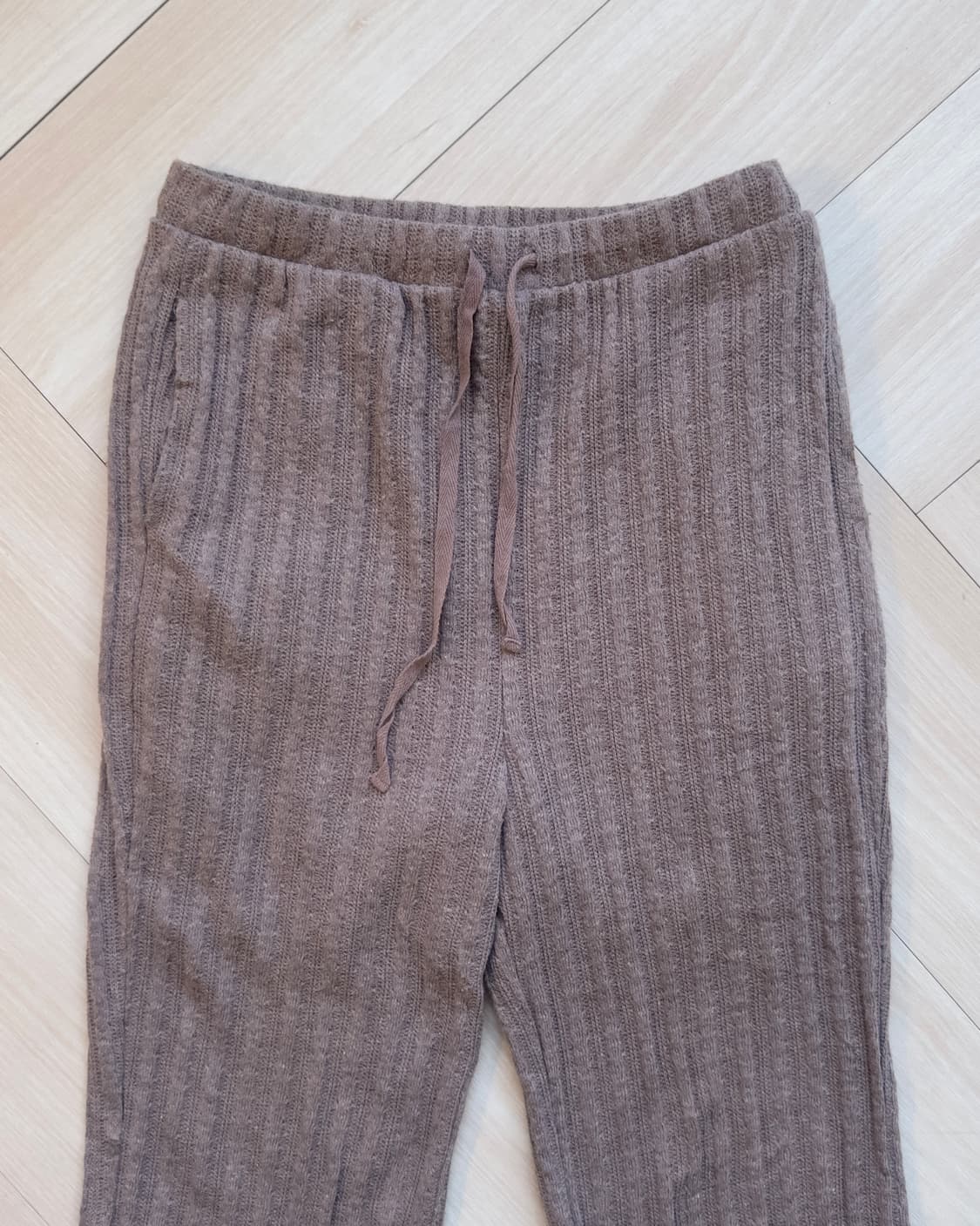 [w closet] cotton blend knit pants  상품이미지3