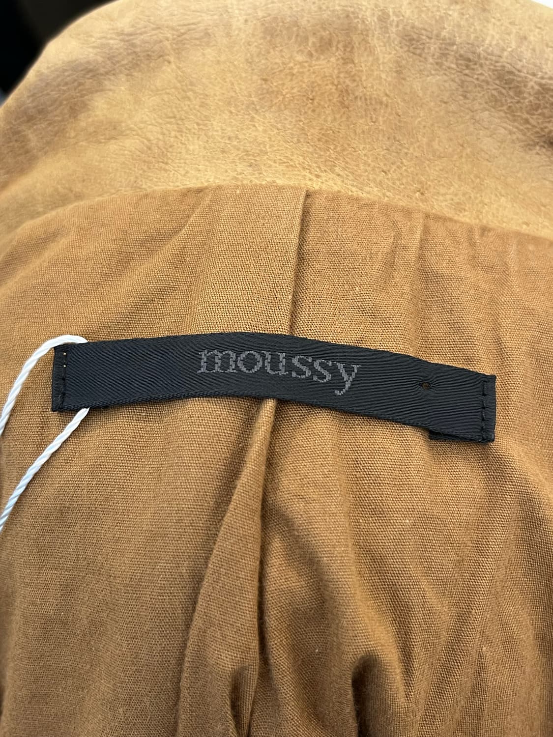 Moussy 피그 스킨 스터드 라이더 자켓 상품이미지9