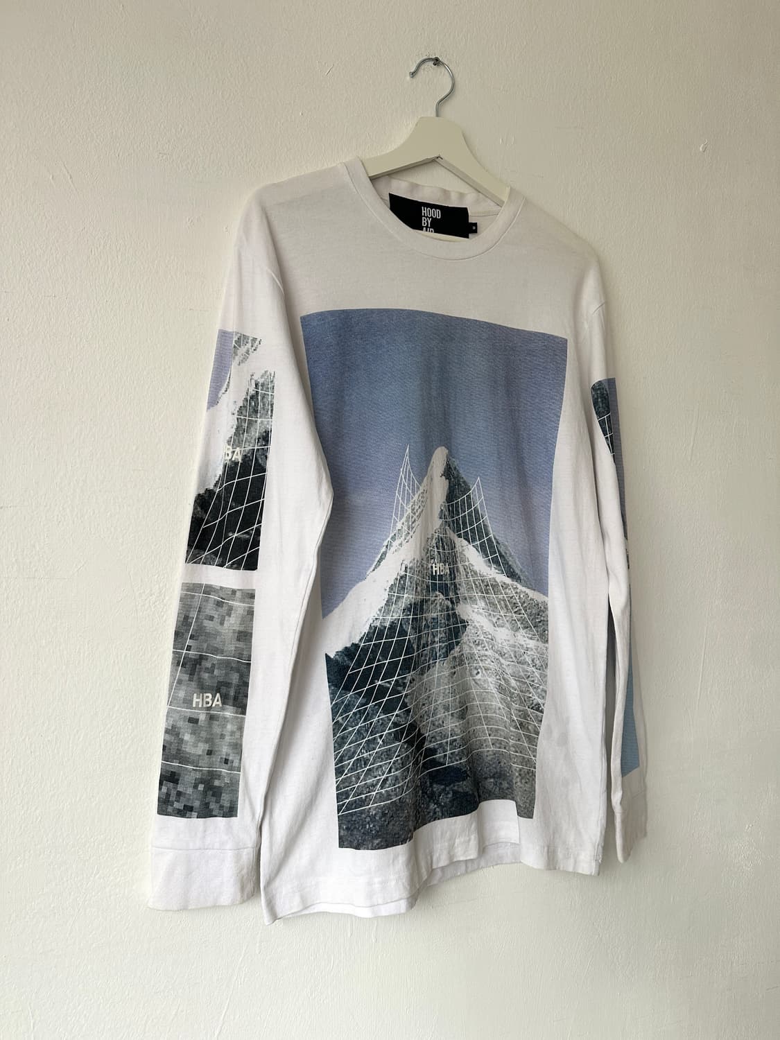 후드바이에어 3D 마운틴 그리드 롱슬리브 상품이미지5