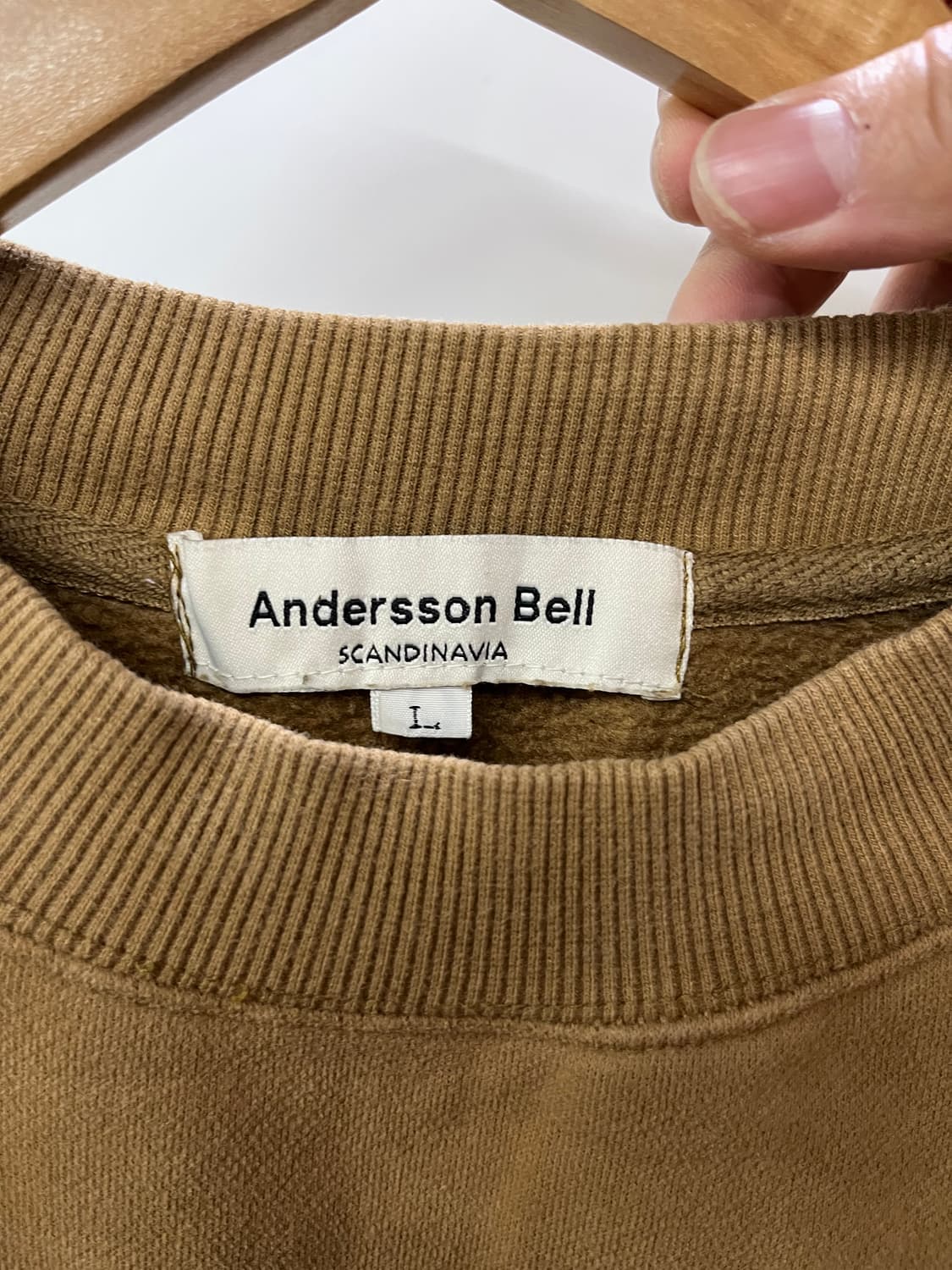 앤더슨벨 기모 맨투맨 L사이즈 상품이미지3