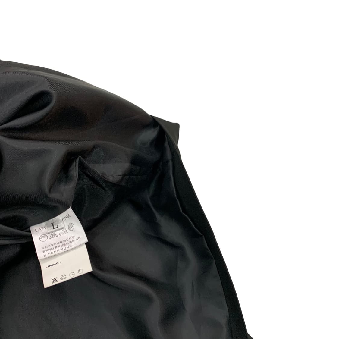 라퍼지스토어 블랙 더블 트렌치코트 상품이미지4