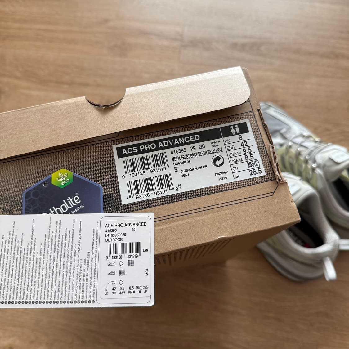 [레어] 🥾 살로몬 ACS PRO ADV 프로스트 그레이 상품이미지4