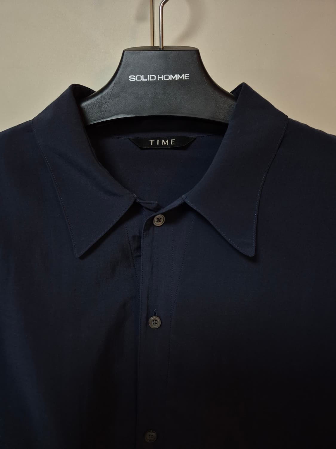 (100) 타임옴므 네이비 레이온 셔츠 상품이미지3