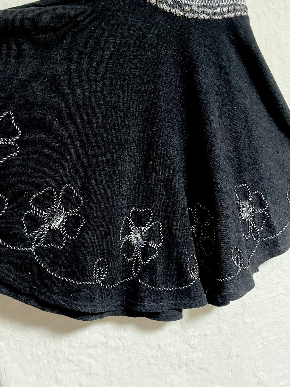 빈티지 자수 니트 스커트 상품이미지2